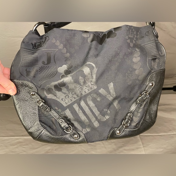 Juicy Couture Handbags - Juicy Couture Vintage Y2K Black and Gray Purse
